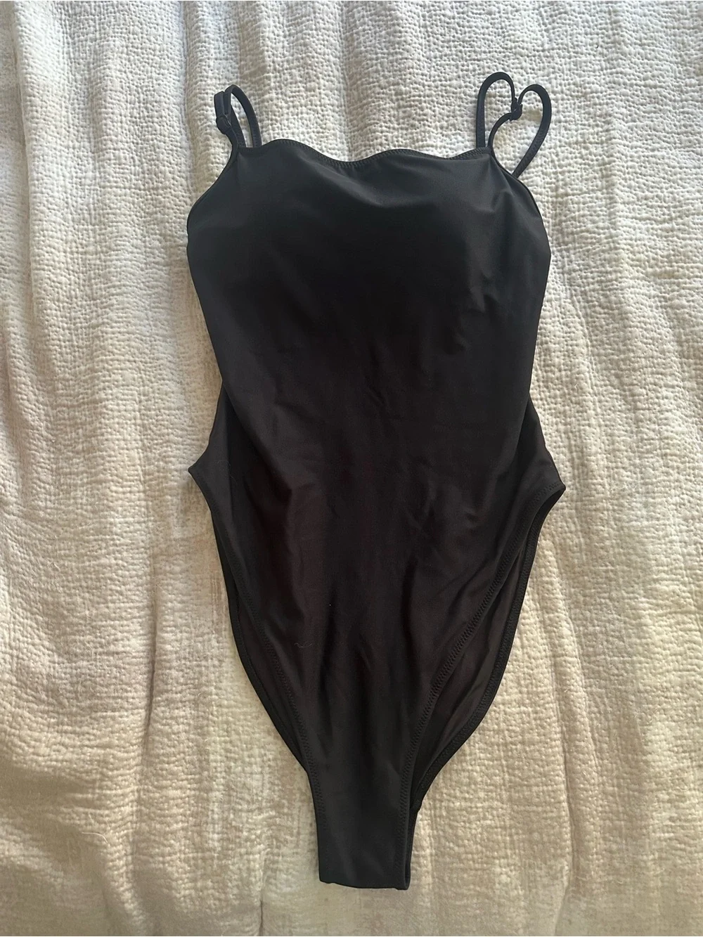 SKIMS Black One-Piece Swimsuit
